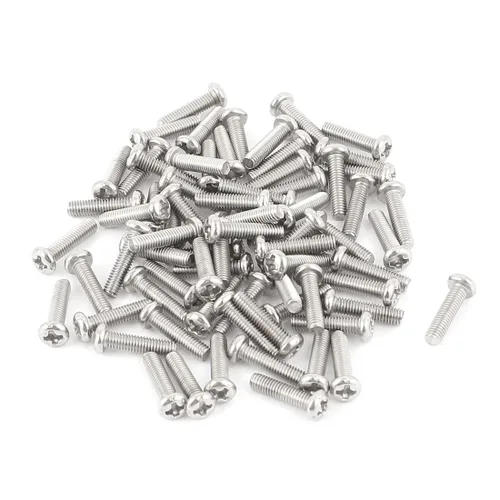 Miniatura 16 de uxcell Tornillos Phillips de cabeza cruzada de acero inoxidable 304 M2 x 0.118 in 60pcs