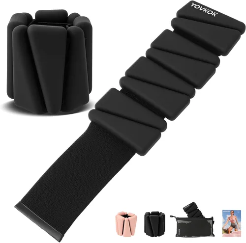Wrist Weights, Adjustable Ankle Weights for Women Men, Leg and Arm Weights for Home Gym Workout, Running, Yoga, Pilates, Barre, Exercise, Strength
