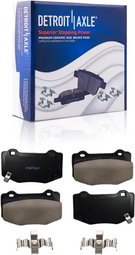 Miniatura 40 de Detroit Axle – Pastillas de freno traseras para Mazda 6 2016-2021, pastillas de freno de cerámica con accesorios 2017 2018 2019 2020 de repuesto