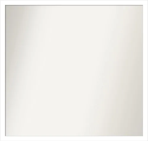 Miniatura 869 de Amanti Art Espejo de baño blanco para sobre el fregadero, 32 x 45 pulgadas, espejo de tocador rectangular blanco esbelto, marco de madera moderno