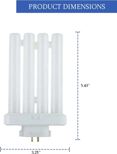Miniatura 8 de Ciata Lighting FML27/65 - Bombilla fluorescente compacta de 27 tubos cuádruples