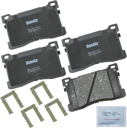 Miniatura 345 de Pastillas de freno delanteras cerámicas Bendix Priority1 CFC2302 para Hyundai Elantra 2021, Sonata 2022-2020, Kia K5 2023-2021