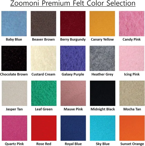 Miniatura 7 de Zoomoni 19 Flap Small Bag Insert Organizer - Premium Felt (Handmade/20 Colors)