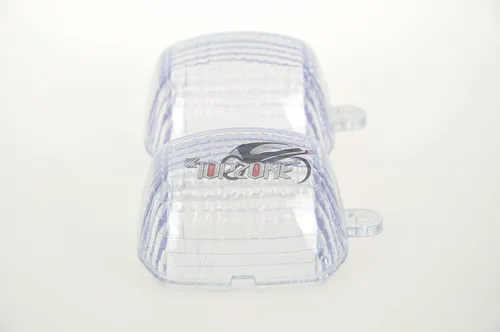 TOPZONE Compatible con Ya-maha YZF R1; YZF R6; YZF600R THUNDERCAT; FZS1000 FZ1; FJR1300; YZF1000R; YZF750R; Lente de luz intermitente, lente de