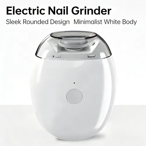 Miniatura 4 de 2 piezas de molinillo de uñas automático universal, portátil, 3 en 1, con luz LED y 3 velocidades, cortador de uñas automático silencioso