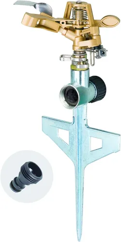 Miniatura 12 de Melnor 65176AMZ - Paquete doble de aspersor pulsante con pico de metal