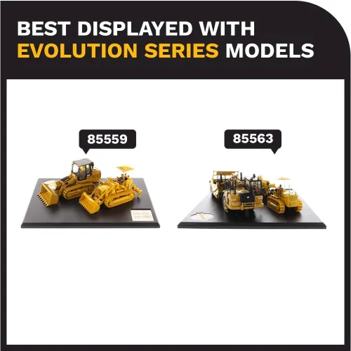 Miniatura 7 de Diecast Masters 1:50 Caterpillar Diesel No. 12 y 12M3 Motoniveladora, Evolution Series Cat Truck Camión para gatos modelo a escala coleccionable