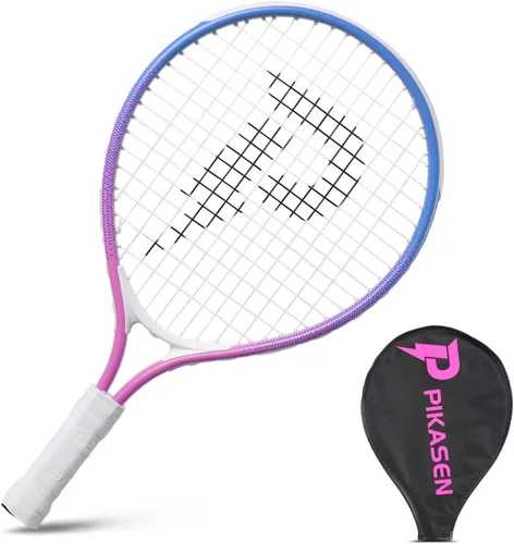Raqueta de tenis para niños de 17 a 25 pulgadas, el mejor kit de inicio para niños de 4 años en adelante con bolsa de correa para el hombro y mini