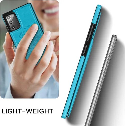 Miniatura 8 de BENTOBEN Funda tipo cartera para Samsung Galaxy Note 20 5G, piel sintética, resistente, resistente, a prueba de golpes, con ranuras para tarjetas