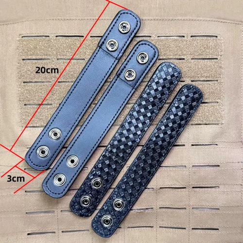 Miniatura 2 de ROCOTACTICAL Protectores de cinturón de doble presión, para cinturón de servicio de 2.25 pulgadas, paquete de 4