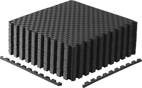 Miniatura 26 de CAP Puzzle Exercise Mats 1/2” Thick EVA Interlocking Foam Tiles for Home Gym Flooring Multiple Options