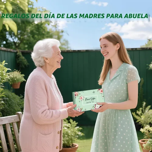 Miniatura 4 de Regalos de jardinería para mujeres, suministros de jardinería, herramientas de jardín con tenedor de mano, pala, guantes, delantal, para mamá