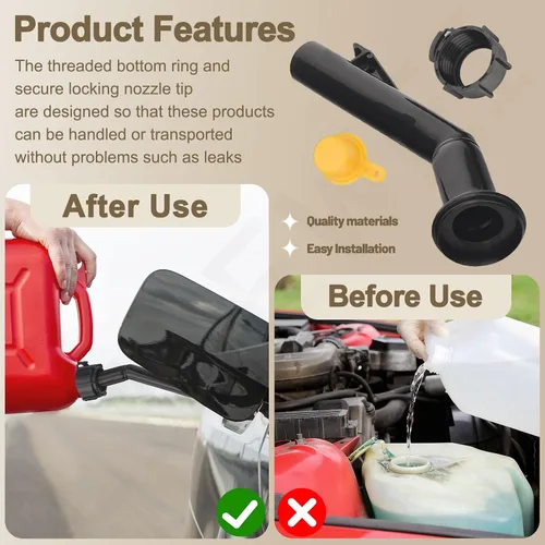 Miniatura 5 de Boquillas, anillos y tapas para bidones de gasolina de Blitz 900302 900092 900094 de estilo antiguo, uso para combustible, diésel, queroseno, gas