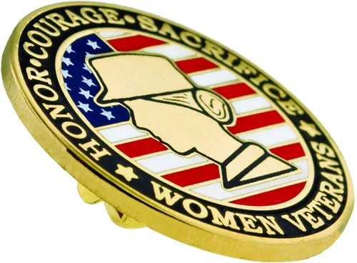 Miniatura 2 de PinMart Pin de veterano – Pin patriótico americano de solapa o sombrero – Orgulloso de ser retirado ejército, marina, fuerza aérea o cuerpo