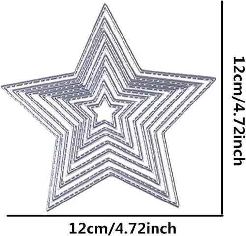 Miniatura 3 de U/D Cliay - 32 moldes de plantillas de metal para plantillas de corte, 4 formas diferentes para álbumes de recortes, álbumes, manualidades de papel