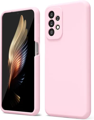 Miniatura 216 de oakxco Funda para teléfono Samsung Galaxy A12 con agarre de silicona líquida, linda delgada fina suave cubierta de gel de goma TPU lisa para mujeres