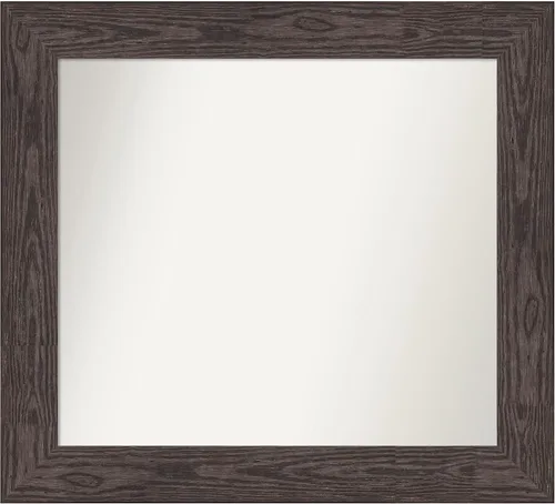 Miniatura 83 de Amanti Art Espejo personalizado, espejo de baño negro puente, espejo de pared o espejo de tocador de baño sobre el fregadero (26 x 26 pulgadas)