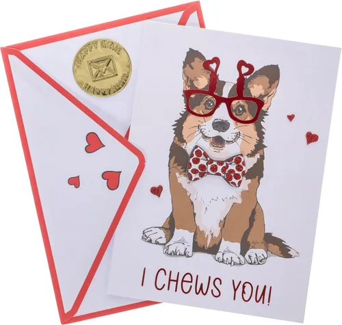 Miniatura 13 de Graphique Cherry Much - Tarjeta de San Valentín hecha a mano, romántica, de amor y lindo saludo, aniversario, esposa, novia, marido, novio, ella
