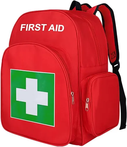 Miniatura 7 de Bolsa de emergencia roja Mochila de primeros auxilios vacía bolsa de primeros auxilios médica tratamiento de primeros auxilios bolsas de trauma
