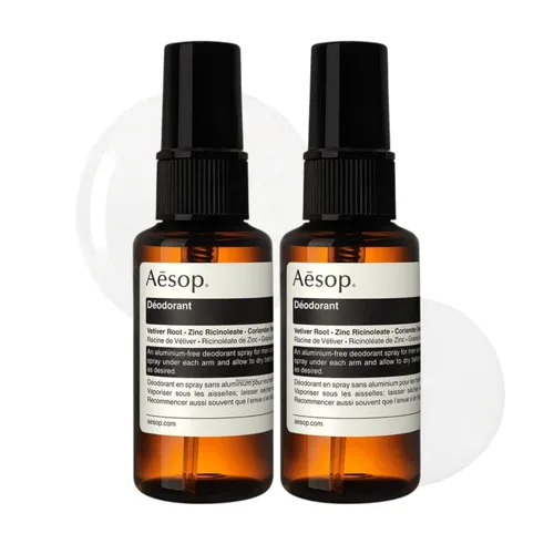 Miniatura 10 de Aesop Desodorante enrollable sin aluminio para mujeres y hombres, vetiver, zinc y árbol de té para reducir el olor y las bacterias, fórmula sin