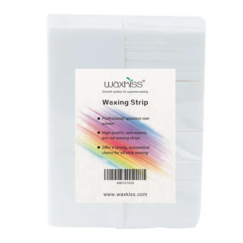 Waxkiss Tiras de depilación grandes del retiro del pelo de las tiras no tejidas del cuerpo y de la cera facial de la belleza