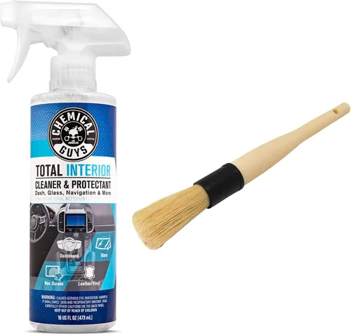 Miniatura 18 de Chemical Guys Limpiador y protector total de interiores – Chemical Guys Limpiador de interiores, limpia y protege cuero, vinilo, plástico, goma