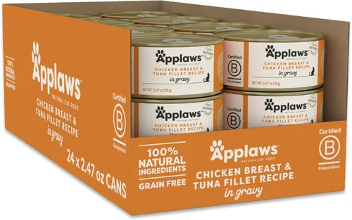 Miniatura 14 de Applaws Alimento húmedo natural para gatos, hecho con ingredientes limitados y naturales, alto en proteínas sin aditivos ni rellenos artificiales