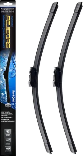Miniatura 17 de 2 escobillas limpiaparabrisas de calidad OEM para BMW X3 2011-2017 BMW X4 2015-2018, estilo genuino OE