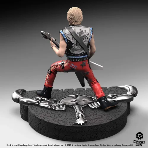 Miniatura 4 de Knucklebonz Rudolf Schenker (Scorpions) Estatua coleccionable de edición limitada - Icono del rock, con licencia oficial, incluye CoA