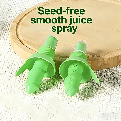 Miniatura 5 de Paquete de 2 pulverizadores de jugo de limón, jugo de naranja manual en aerosol cítrico para sabor fresco, exprimidor de limón para ensalada