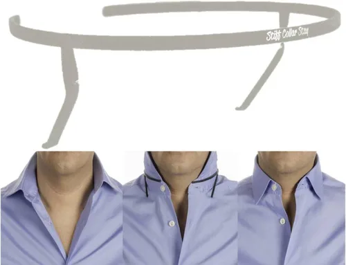 Miniatura 6 de Collar Shaper Selecciona el tamaño del cuello de tu camisa El sistema original de soporte de collar Estancias de cuello NO HECHO de plástico