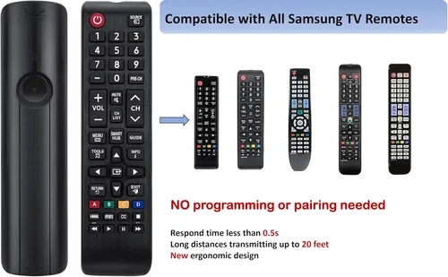 Miniatura 4 de Mando a distancia universal para mando de TV Samsung, reemplazo para todos los televisores Samsung LCD LED HDTV 3D Smart TV