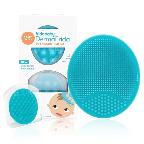 Miniatura 7 de Frida Baby DermaFrida The SkinSoother, cepillo de baño para bebé, cepillo para cuna para bebés, esencial para piel seca, tratamiento de cuna