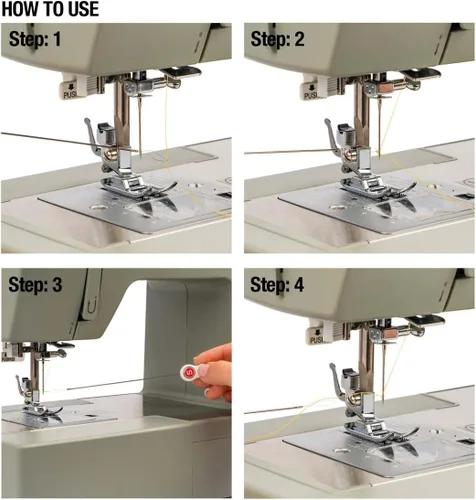 Miniatura 5 de SINGER Enhebrador de agujas para máquina Serger - Mango extra largo