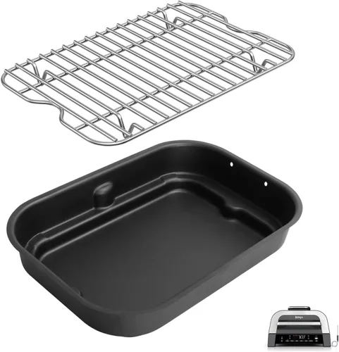 Miniatura 8 de Olla de cocina para parrilla y cesta combinada para Ninja Foodi FG551/DG551 Smart XL Accesorios para parrilla de interior, cesta de freidora de aire