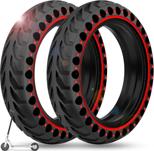 Miniatura 11 de BANGTING 2 piezas de actualización de neumáticos sólidos 50/75-6.1 para scooter todo terreno, neumáticos sin cámara de 8.5x2 pulgadas para Gotrax