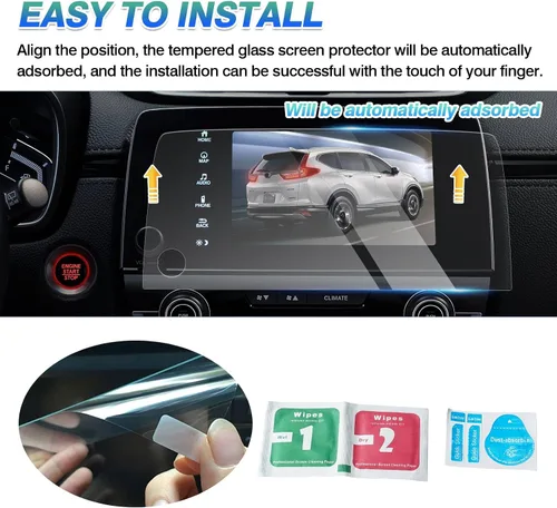 Miniatura 7 de Autorder Protector de pantalla para Honda CR-V CRV EX EX-L Touring 2017-2020 2021 2022 Película protectora de pantalla táctil de navegación 9H
