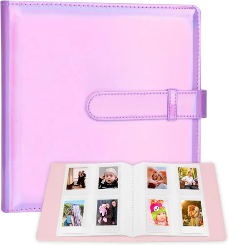 Miniatura 9 de Álbum de fotos de piel sintética de 320 bolsillos para Fujifilm Instax Mini, fotos Polariod de 2 x 3 pulgadas, libro de fotos con caja de regalo