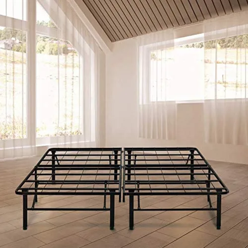 Miniatura 7 de Boyd Sleep Accesorio de marco de cama con plataforma elevada: soportes de cabecero/estribo, negro, juego de 2, talla única (BBSMBRACK)