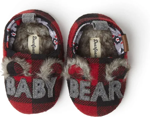 Miniatura 2 de Dearfoams Regalos de Navidad - Pantuflas de Oso Familiares a juego para bebés y niños