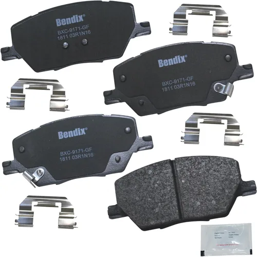 Miniatura 127 de Pastillas de freno delanteras cerámicas Bendix Priority1 CFC2302 para Hyundai Elantra 2021, Sonata 2022-2020, Kia K5 2023-2021