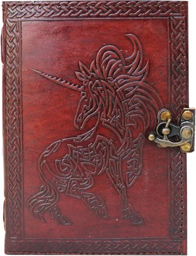 Miniatura 9 de jaald 7.1 in dragón cuero en blanco grimorio de cuero libro de sombras libro de hechizos libro de cuero diario diario diario cuaderno de bocetos