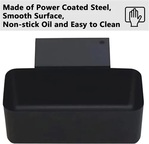 Miniatura 4 de Recogedor de grasa con paquete de 10 forros, kit de accesorios para plancha Blackstone