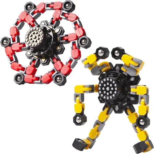 Miniatura 9 de Gokeey Fidget Spinners 8 piezas para niños y adultos, juguetes sensoriales para aliviar el estrés para niños y niñas, giroscopios de punta de dedo
