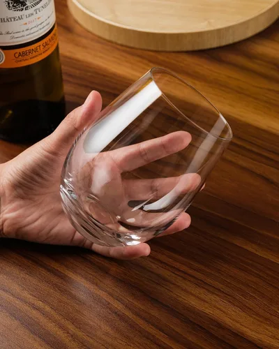 Miniatura 8 de KING CRYSTAL Juego de 4 copas de vino transparentes sin tallo, de 20 onzas, juego de 4 copas de vino de verano, juego de copas de vino, regalo