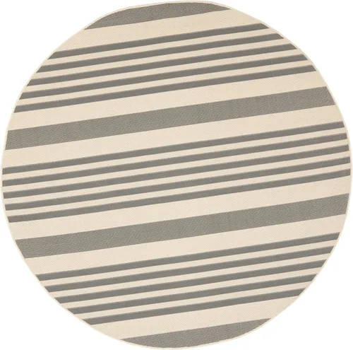 Miniatura 118 de SAFAVIEH Courtyard Collection - Alfombra decorativa, 2.3 x 5 pies, beige y verde oscuro, para interior/exterior, resistente a la intemperie