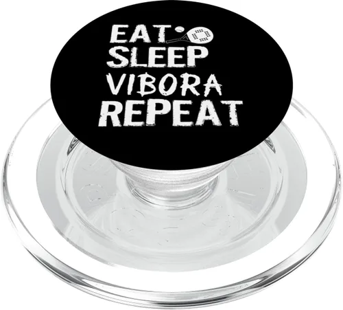 Miniatura 7 de Eat Sleep Vibora Repeat - Paleta de pádel PopSockets Adhesivo PopGrip