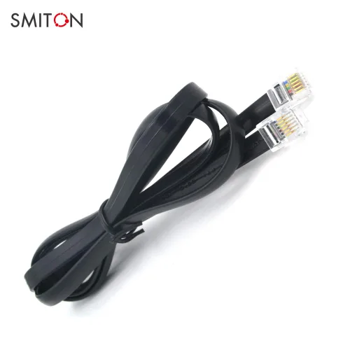 Miniatura 2 de Black Color 3FT 6P6C RJ12 cable de teléfono