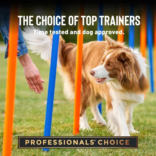 Miniatura 4 de Cloud Star Tricky Trainers Crunchy Dog Training Treats Bolsa de 8 onzas, sabor cheddar, ayuda de comportamiento bajo en calorías con 450 golosinas