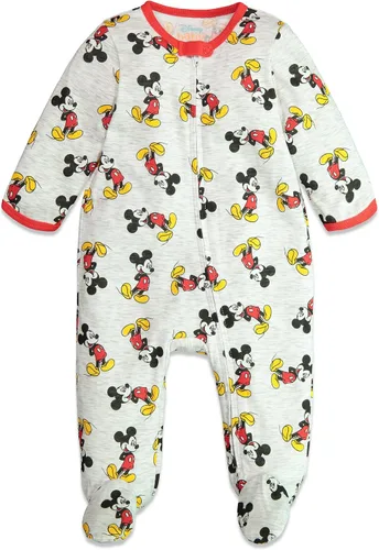 Miniatura 2 de Disney Mickey Mouse - Paquete de 2 mamelucos con cremallera para bebé recién nacido a bebé